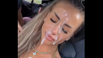 Geri nikol пръскат е със сперма по лицето