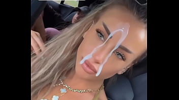 Geri nikol пръскат е със сперма по лицето