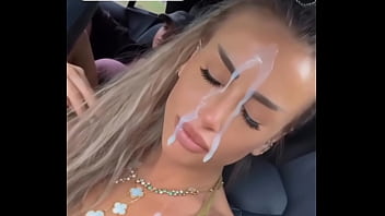 Geri nikol пръскат е със сперма по лицето