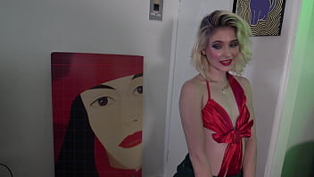 Jessie saint receives a vibrating candy cane and hard fucking