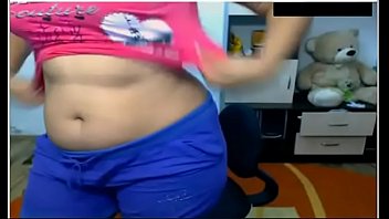 Indian wife cums on webcam and shows her boobs