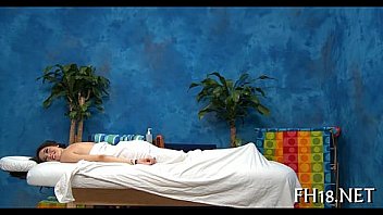 Undressed oil massage