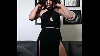 A two piece black outfit dress that is classy and sexy