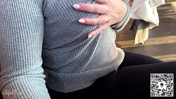 Fast food is nice a cock is better risky blowjob in the restaurant