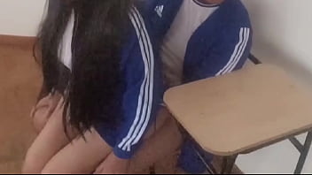 Wtf so cute but she's not innocent anymore hot student taking private lessons with her classmate and he fucks her right in the classroom