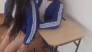 Wtf so cute but she's not innocent anymore hot student taking private lessons with her classmate and he fucks her right in the classroom