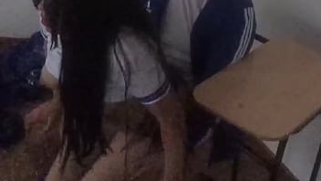 Wtf so cute but she's not innocent anymore hot student taking private lessons with her classmate and he fucks her right in the classroom