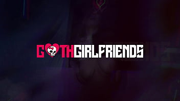 Angel youngs is a naughty busty goth who gets facial