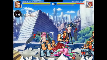 Freak gets group sex