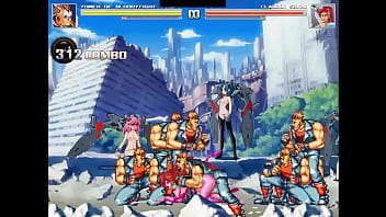 Freak gets group sex