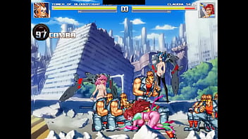 Freak gets group sex