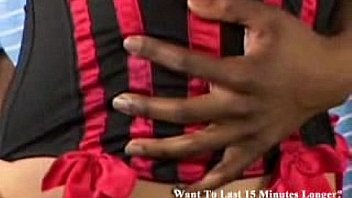 Angela swallowing a big black dick