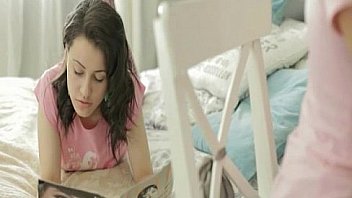 Three youngsters engage in passionate sixtynining izi adelle 0009