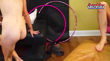 Skinny brunettes meredith and jaime litton lick each others pussies