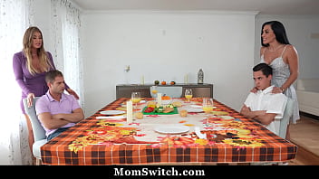 Milfs have great plan on cheering their young stepsons momswitch Milfs have great plan on cheering their young stepsons momswitch