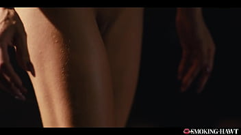 Veronica leal smoking fetish sexy slim babe smokes cigarette and strokes cock