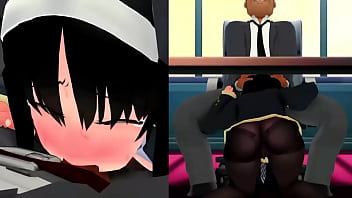 Secret blowjob in office anime porn