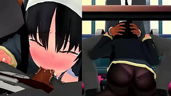 Secret blowjob in office anime porn