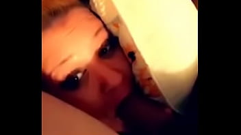 Sucking it like a slut cat gets facefucked