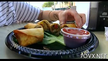 Oral sex in outdoor environment