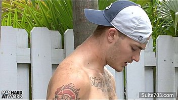 Lustful Gay Gets Nailed Outdoors thumbnail