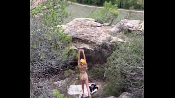 I was caught naked doing yoga in the middle of the forest do you want to know what happened next #outd