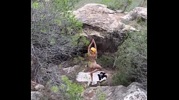 I was caught naked doing yoga in the middle of the forest do you want to know what happened next #outd