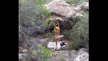 I was caught naked doing yoga in the middle of the forest do you want to know what happened next #outd