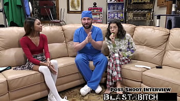 Solana sucks dick fucked doggy style & body blasted with huge load of cum pov version