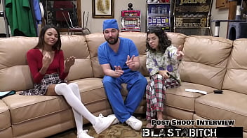 Solana sucks dick fucked doggy style & body blasted with huge load of cum pov version