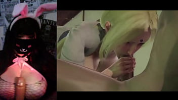 Bbw goth with big tits watching tsunade hentai compilation rule34