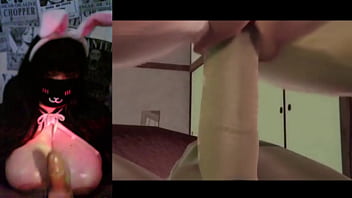 Bbw goth with big tits watching tsunade hentai compilation rule34