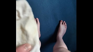 Big boy squirts in a sock