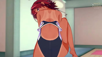 Uruka Gets Horny After Swimming Bokuben thumbnail