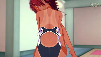 Uruka gets horny after swimming bokuben Uruka gets horny after swimming bokuben