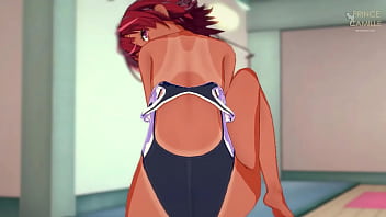 Uruka Gets Horny After Swimming Bokuben thumbnail