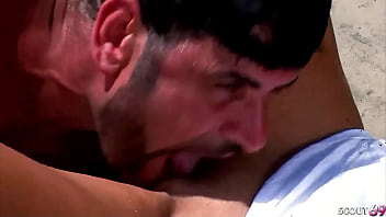 Skinny red hair spanish girl seduce to fuck outside on holiday trip Skinny red hair spanish girl seduce to fuck outside on holiday trip