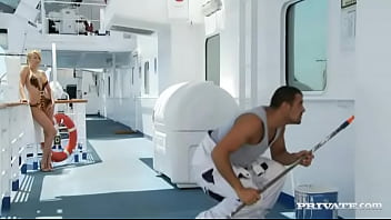 Blanche has her boyfriend give her a titty fuck before a tasty facial