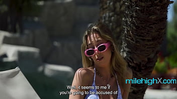 Petite blonde vixen convinces married man to cheat if he is being accused for it unnecessarily anyway