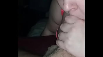 Fat hoe devours a dick