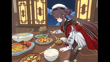 Genshin impact – hu tao’s wild night with aether passionate moans & 3d hentai sex animation