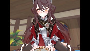Genshin impact – hu tao’s wild night with aether passionate moans & 3d hentai sex animation