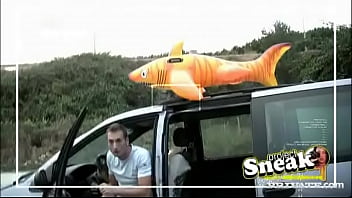 Sara rey gives under water blowjob during a hardcore mmf threesome