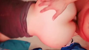 Teniendo sexo mañanero con joven milf mexicana big butt big ass latina culona en cuatro se la follan en doggy style