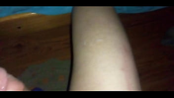 Masked boy moans while cumming