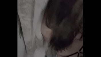 Handcuffed and made to gag on the cock