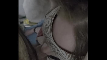 Handcuffed and made to gag on the cock