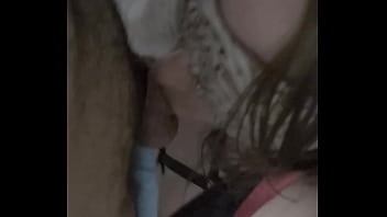 Handcuffed and made to gag on the cock