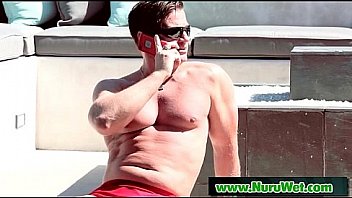 Horny client gets a nuru massage and a happy ending 21