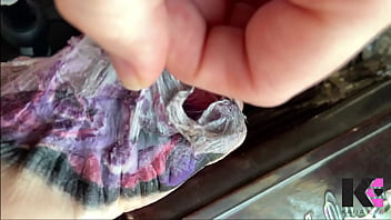 Slow mo fresh tattoo second skin peel